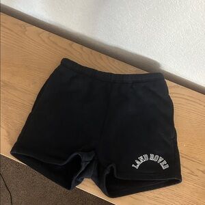 PacSun Black LandRover Sweat shorts